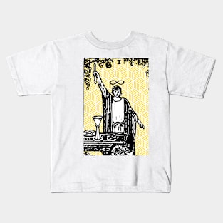 The Magician - A Geometric Tarot Print Kids T-Shirt